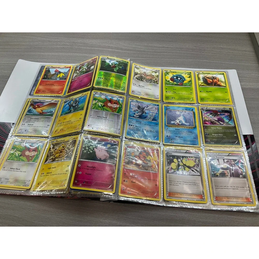POKEMON 97 CARD COLLECTION AND HOLOGRAPHIC FOLDER